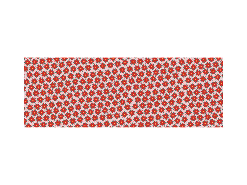 Papel de embrulho 70x200cm Estrela vermelha de Belém Natal