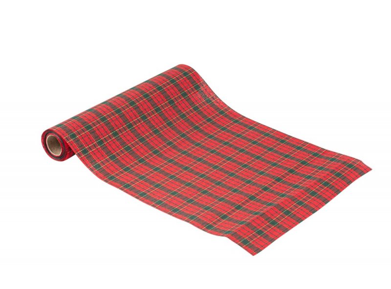 Corredor de Mesa Tartan Escocês 28cmx3m