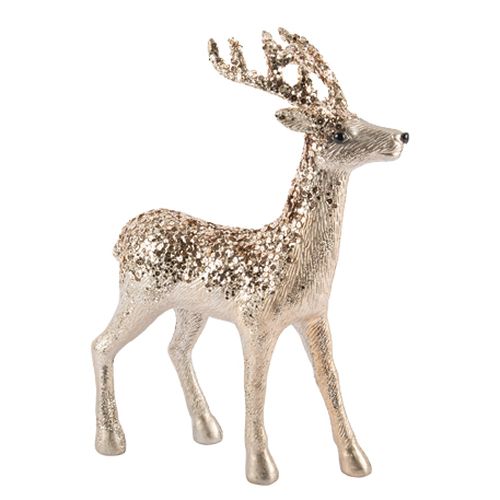 Rena Champanhe Mate, Glitter e Lantejoulas 45x34cm