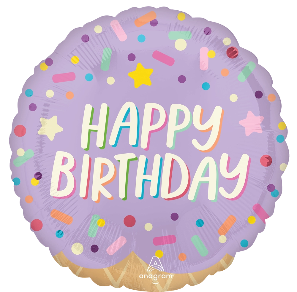 Balão Foil 43cm Ice Cream Party Birthday