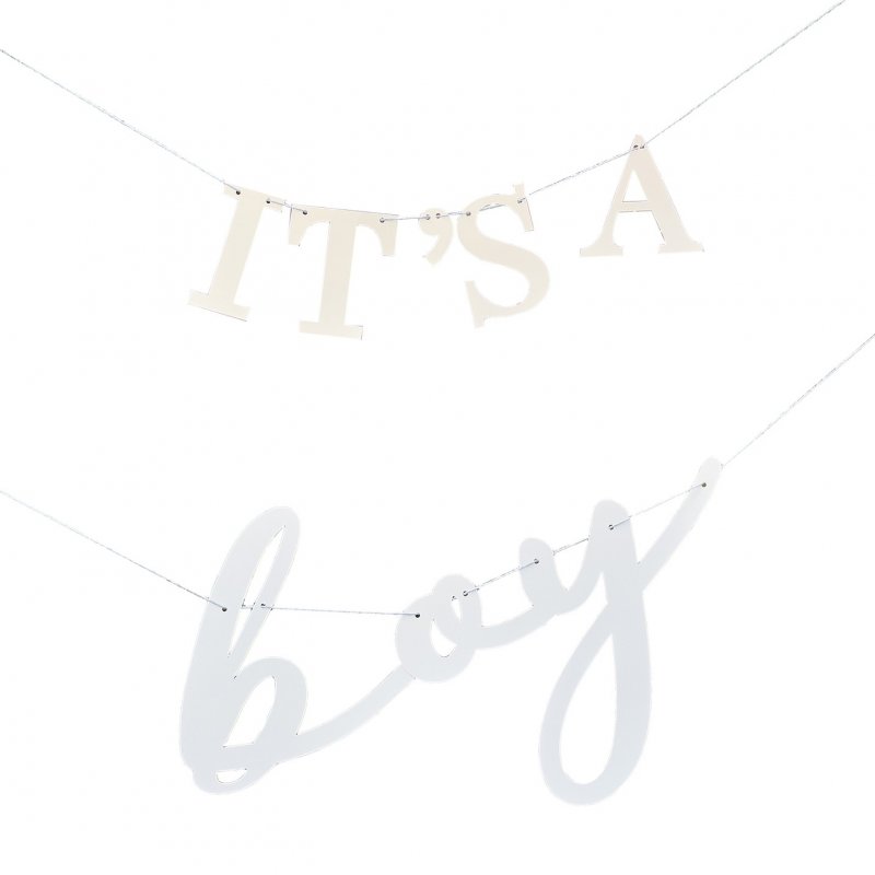 Grinalda 'It's a boy' - Baby Shower