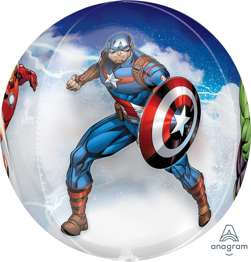 Balão Foil Orbz 38x40cm Avengers