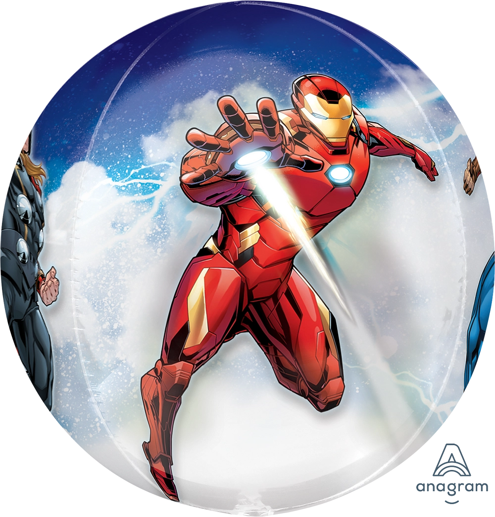 Balão Foil Orbz 38x40cm Avengers