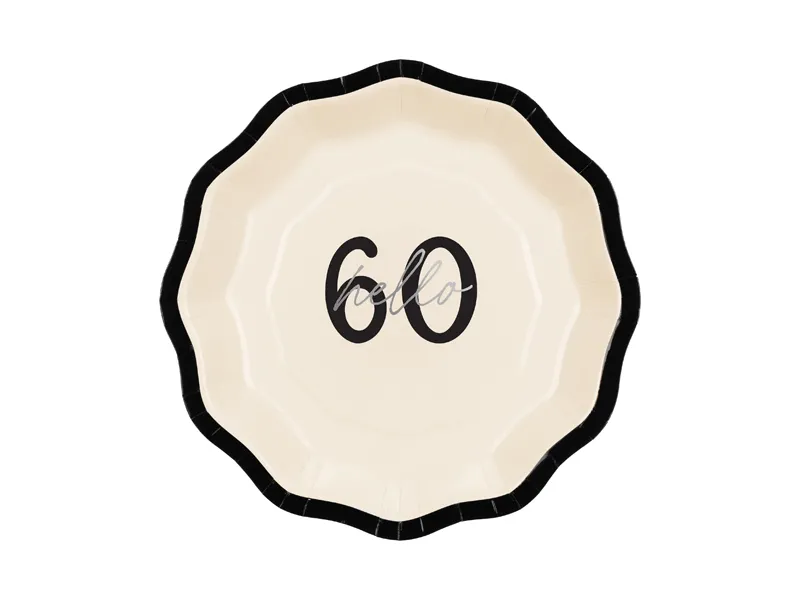 6 Pratos 18cm Hello 60