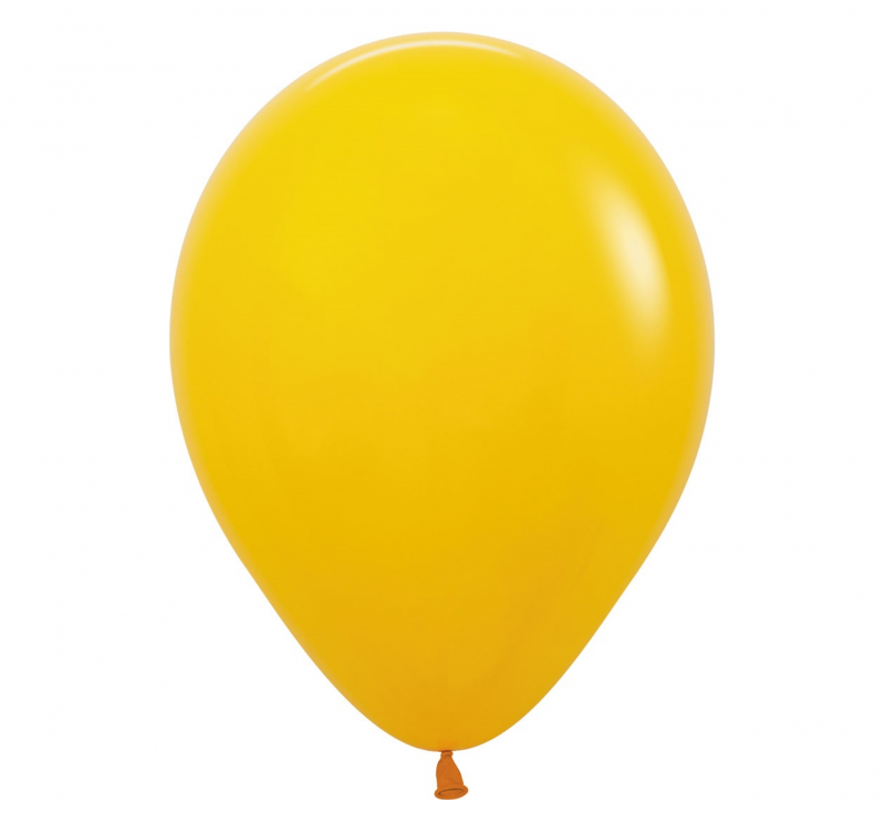 50 Balões latex R12 (30cm) - Honey Yellow - 021
