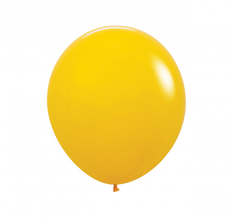 15 Balões latex R18 (45cm) - Honey Yellow - 021