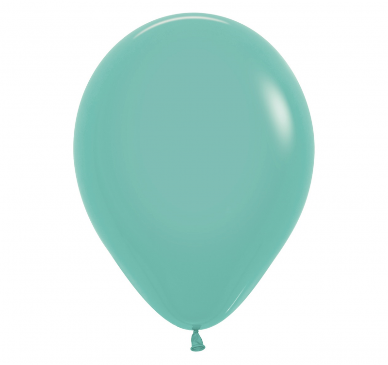 50 Balões latex R12 (30cm) - Aquamarina - 037
