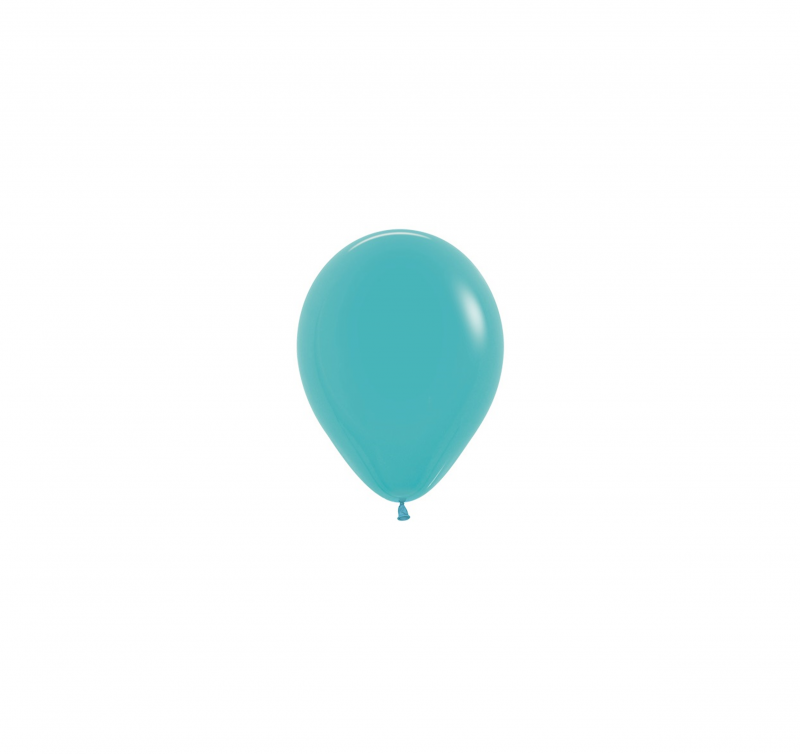 100 Balões latex R5 (12cm) - Caribbean Blue - 038