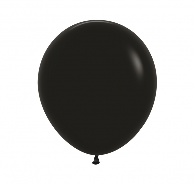 15 Balões latex R18 (45cm) - Black - 080