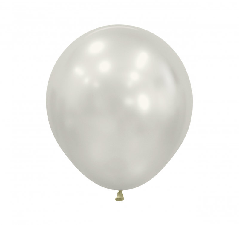 15 Balões latex R18 (45cm) - Silk Oyster White - 806