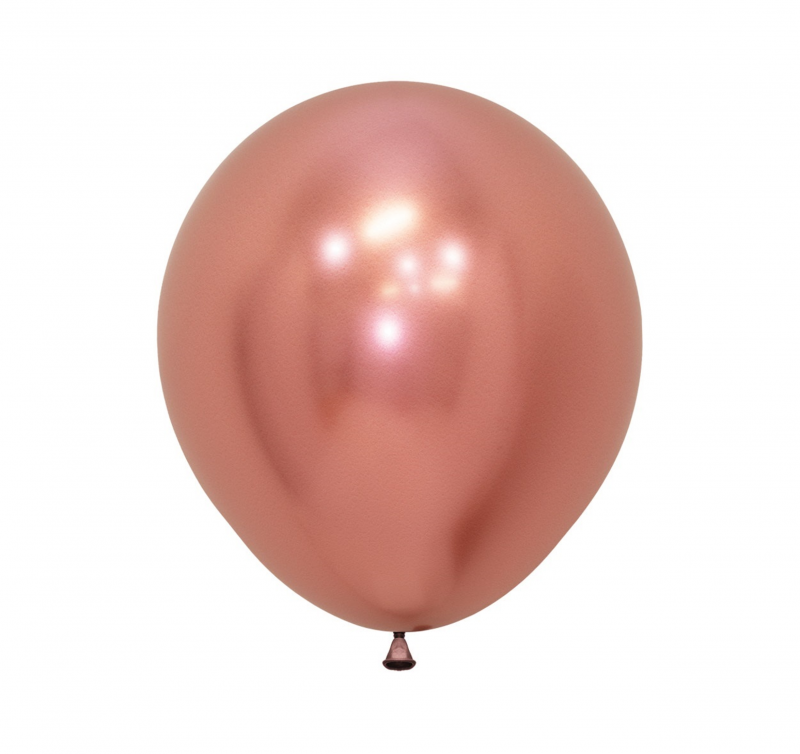 15 Balões latex R18 (45cm) - Reflex Rose Gold - 968