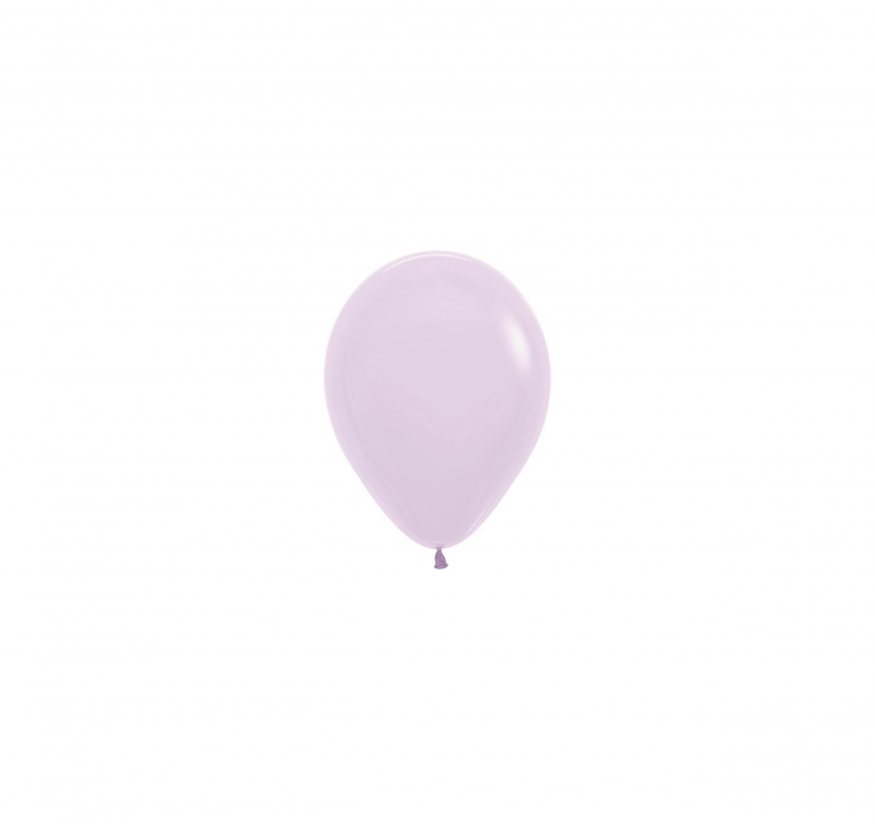 100 Balões latex R5 (12cm) - Pastel Matte Lilac - 650