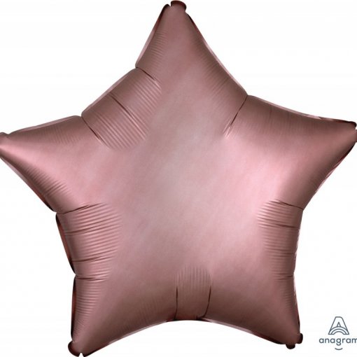 Balão Foil 48cm Estrela Satin Luxe™ Rose Gold