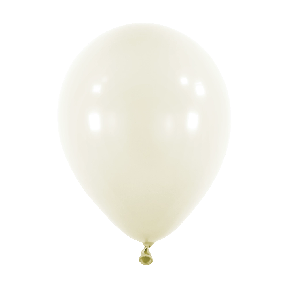 50 Balões latex 11'' (28cm) Standard Frosty White