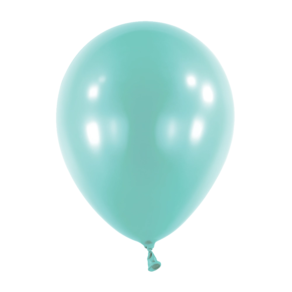 50 Balões latex 11'' (28cm) Pearl Caribbean Blue