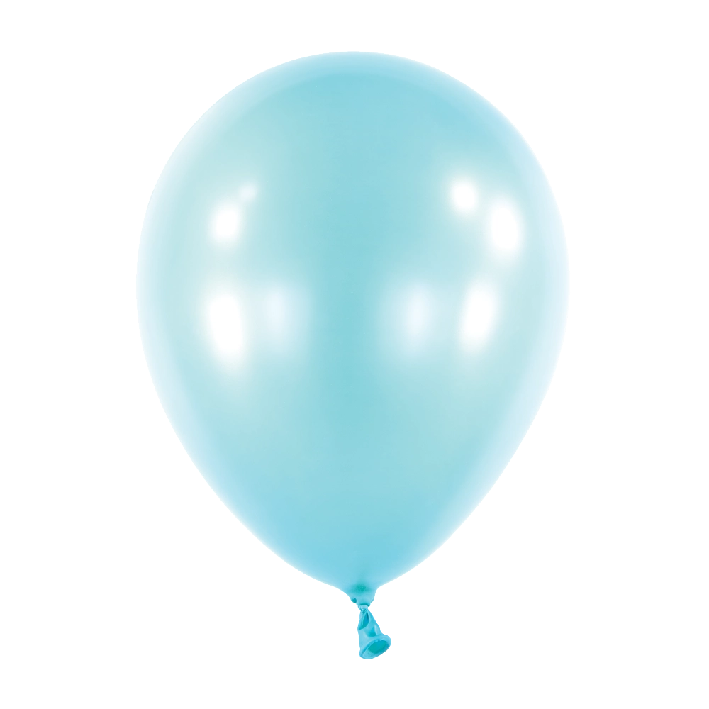 50 Balões latex 11'' (28cm) Pearl Pastel Blue