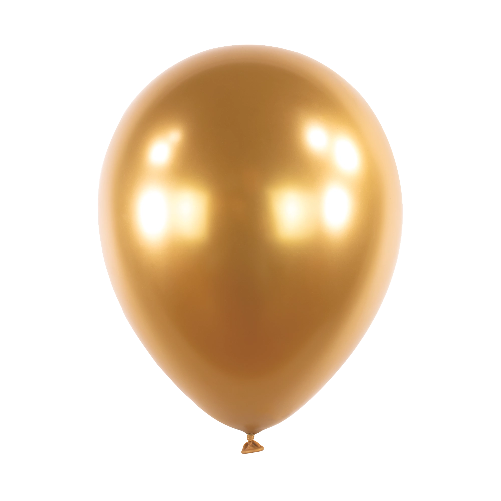 50 Balões latex 11'' (28cm) Satin Luxe™ Gold Sateen