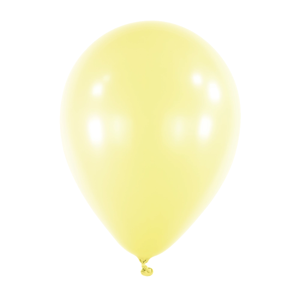 100 Balões latex 5'' (12cm) Macaron Lemon
