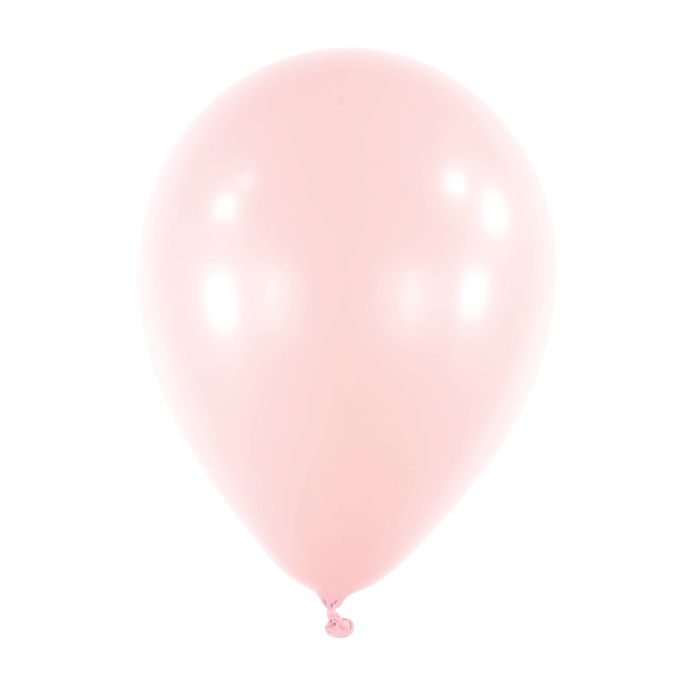 50 Balões latex 11'' (28cm) Macaron Pink Rose