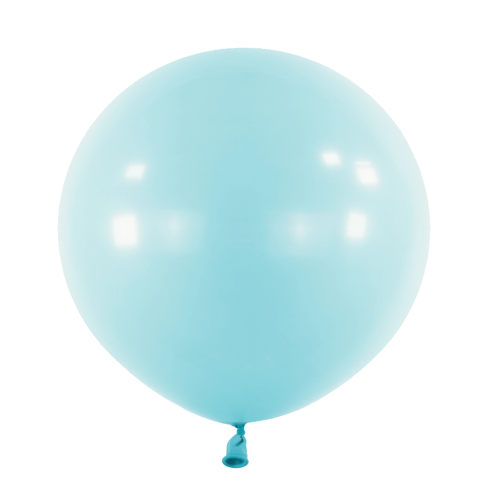 4 Balões latex 24'' (61cm) Standard Pastel Blue