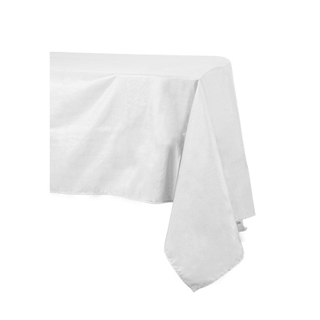 Toalha de Mesa Tecido 1,45x2,40m Branco