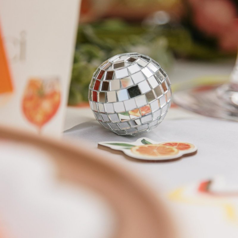 6 Bolas de Espelhos 4cm / 3,5cm / 3cm