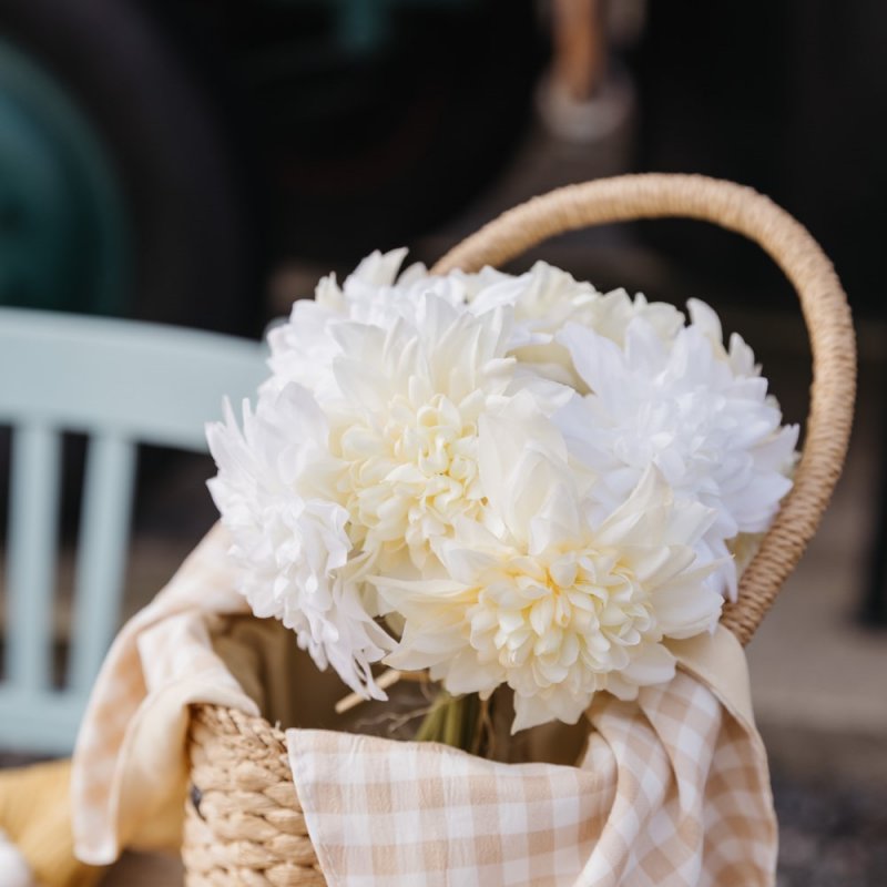 Bouquet 5 Dálias Amarelas 27cm