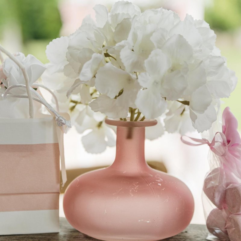 Cabeça de Hortênsia 19cm Branca