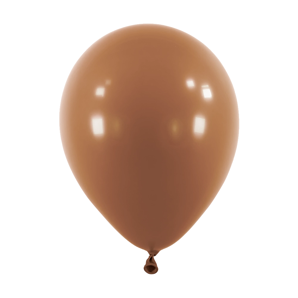 100 Balões latex 5'' (12cm) Fashion Chocolate