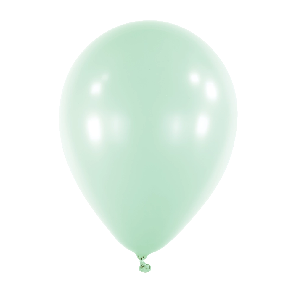 100 Balões latex 5'' (12cm) Macaron Mint