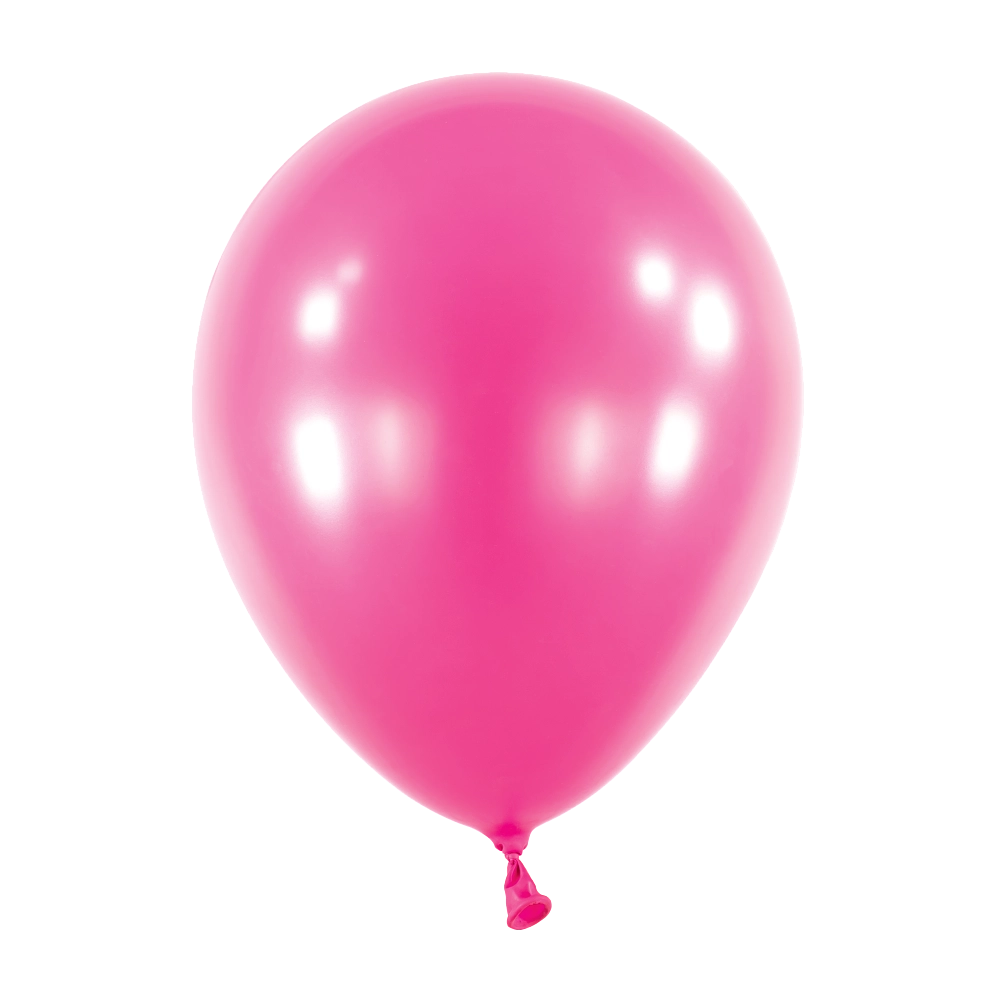 50 Balões latex 11'' (28cm) Metallic Hot Pink