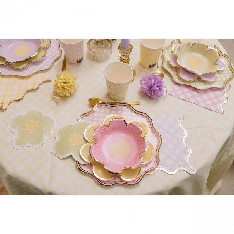 20 Guardanapos 26cm Sortidos Margaridas