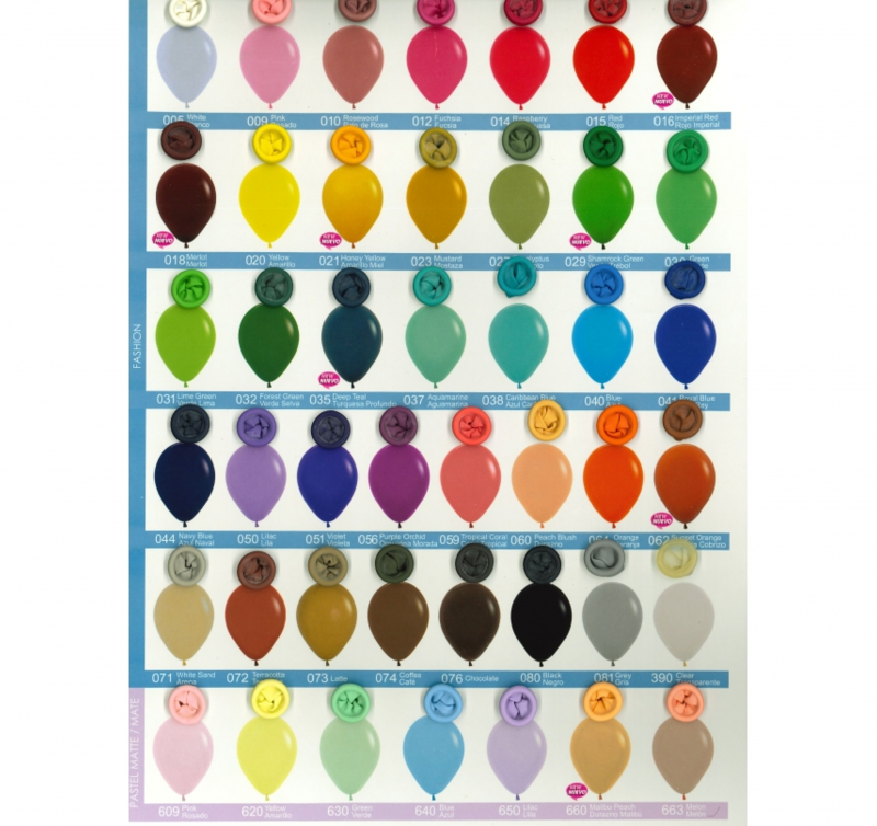 Catálogo de amostras balões de latex SEMPERTEX