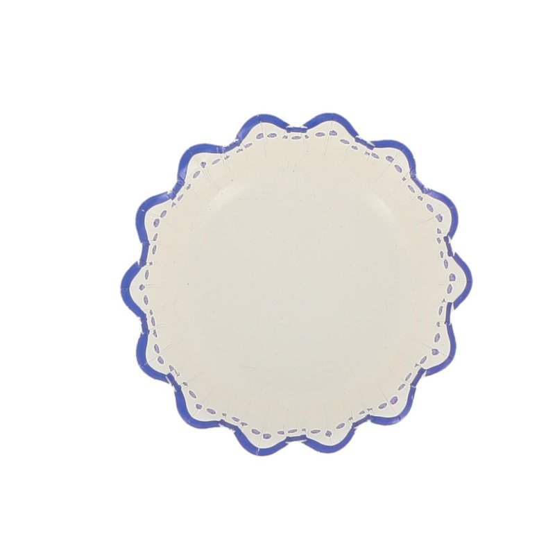 6 Taças 13cm Mix&Match - Riscas Azuis