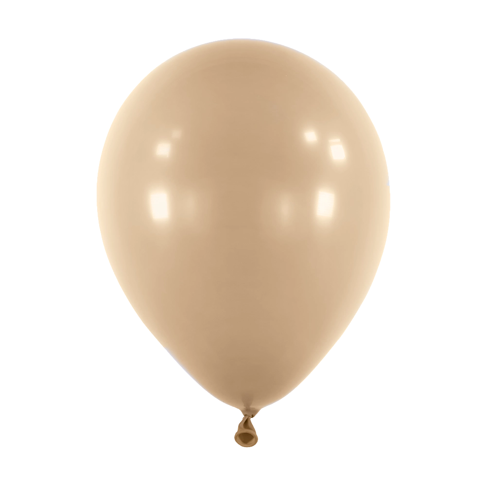 25 Balões latex 18'' (45cm) Fashion Taupe