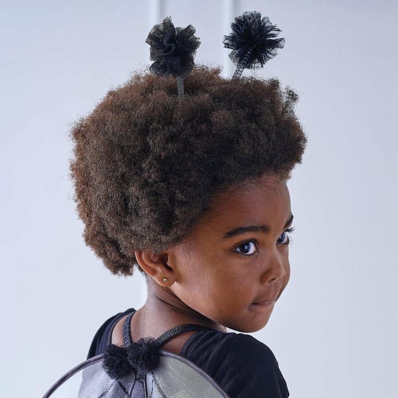 Bandolete Antenas de Abelha com Pompom Preto