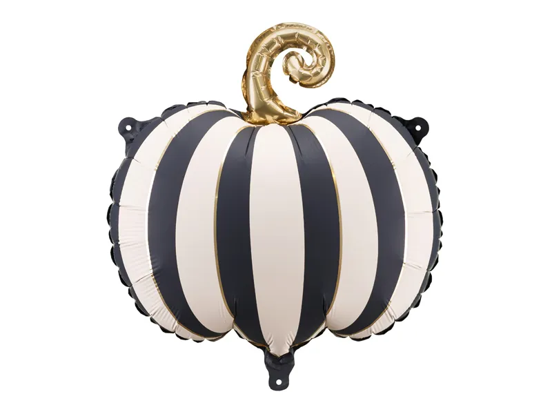 Balão Foil 39x38cmAbóbora Riscas - Halloween