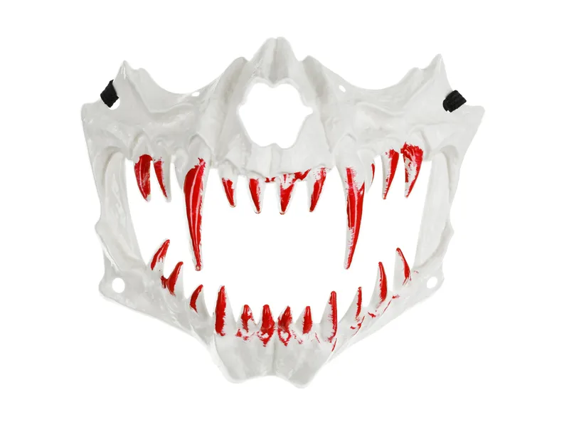 Máscara Halloween 16,5x14cm Caveira