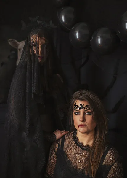 Cristais Pretos Decoração Rosto 14,5x5,5cmm