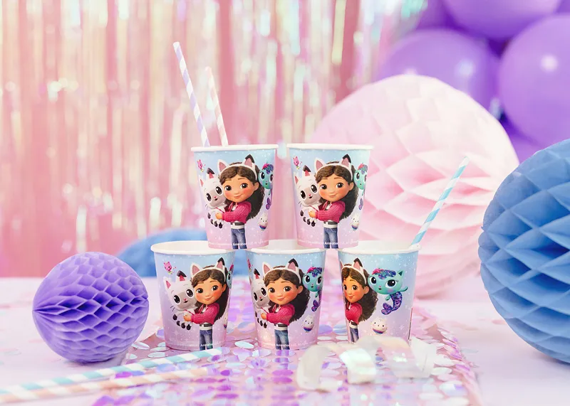 6 Copos 250ml Gabby's Dollhouse