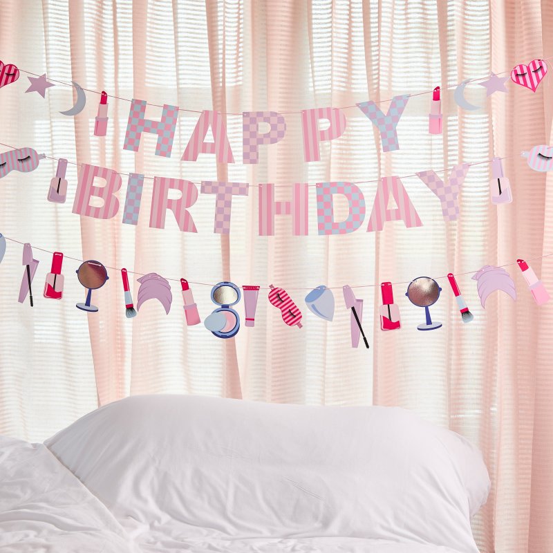 2 Grinaldas Happy Birthday 2m Pamper Party