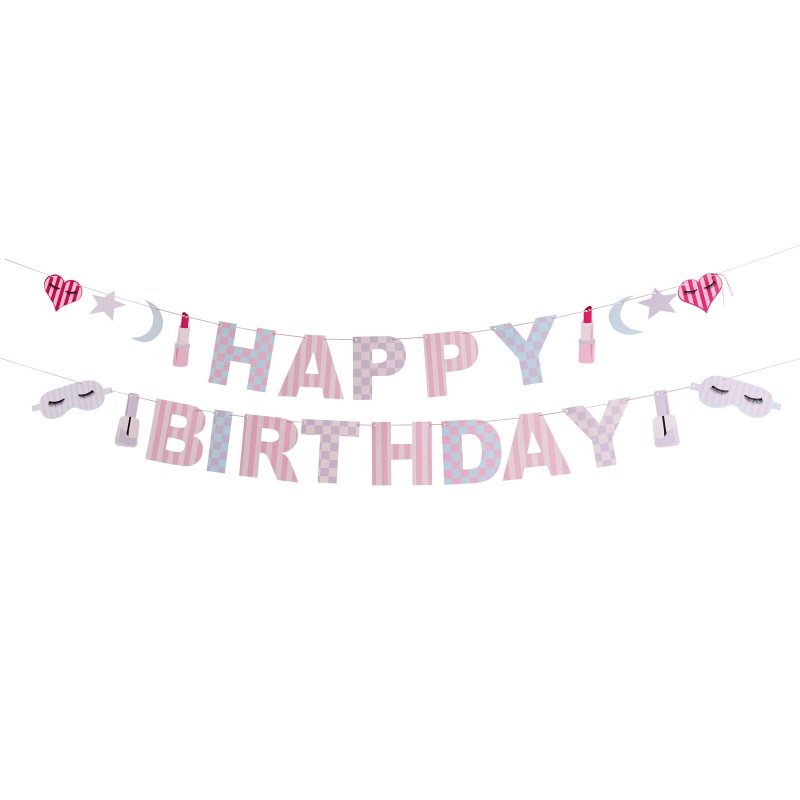 2 Grinaldas Happy Birthday 2m Pamper Party