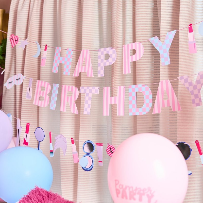 2 Grinaldas Happy Birthday 2m Pamper Party