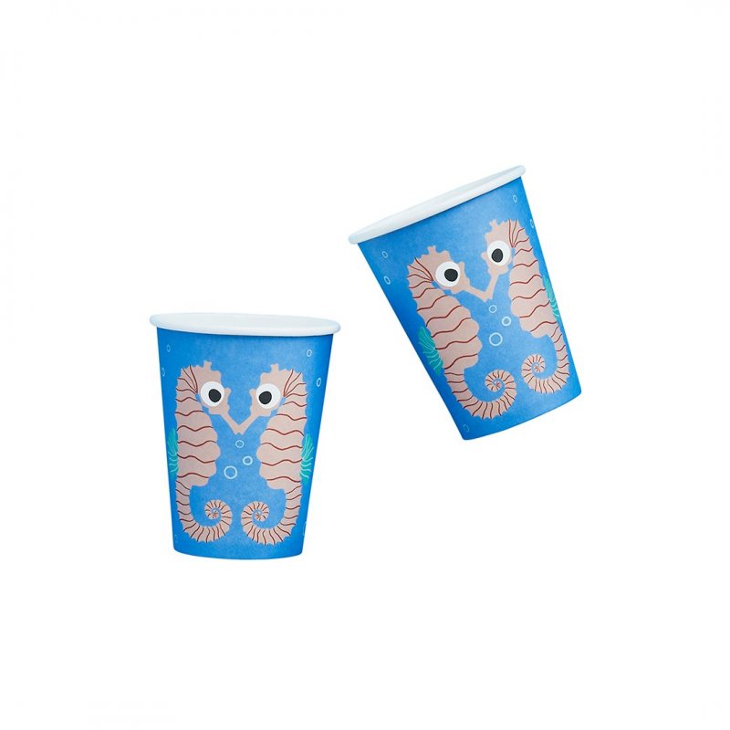 8 Copos 250ml Seahorse - Sea Friends