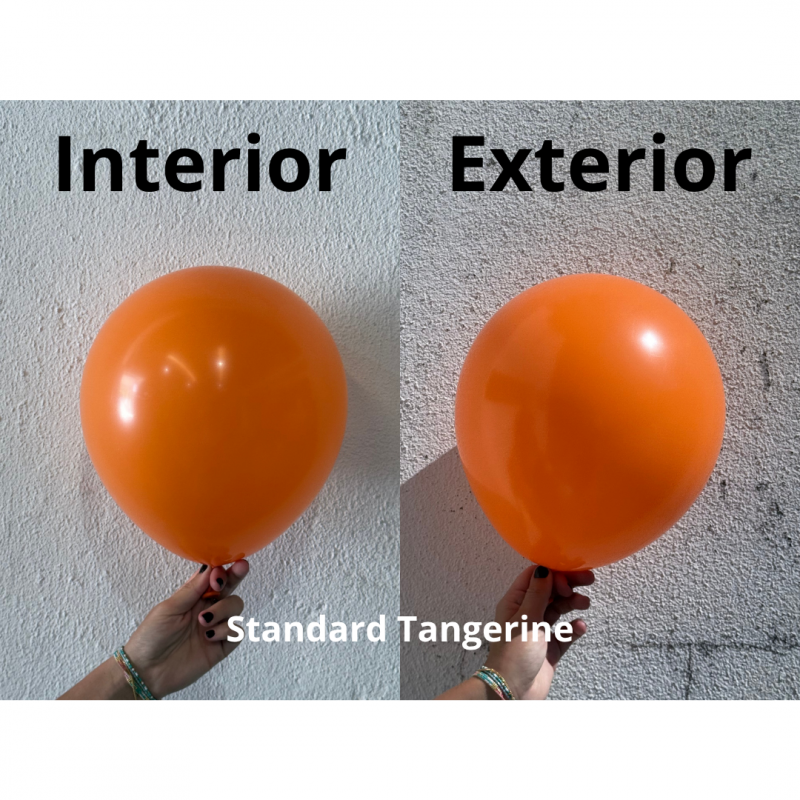 100 Balões latex Modelar 260 Standard Tangerine