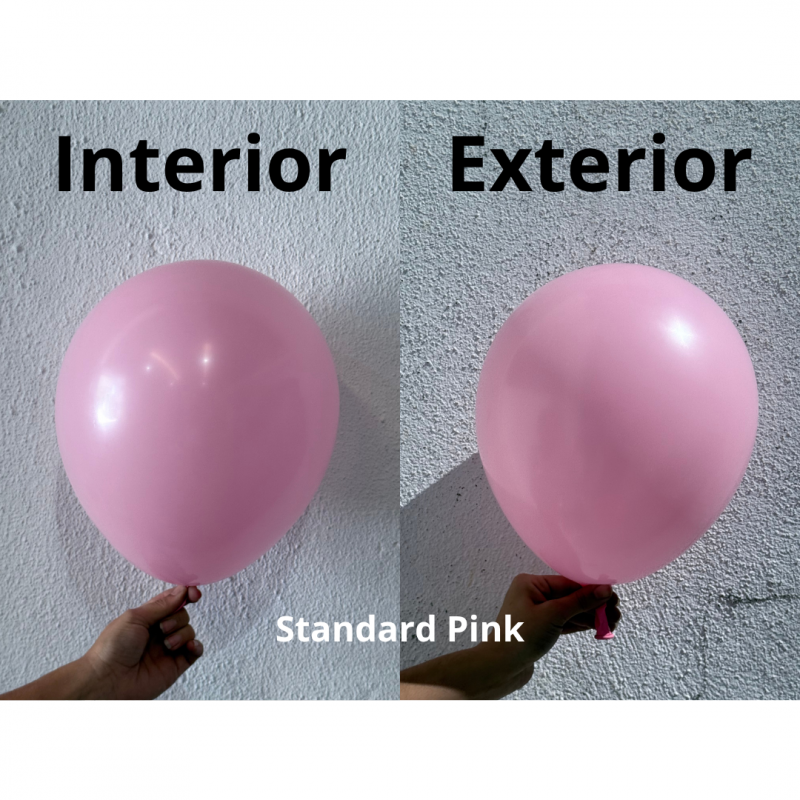 50 Balões latex 11'' (28cm) Standard Pink