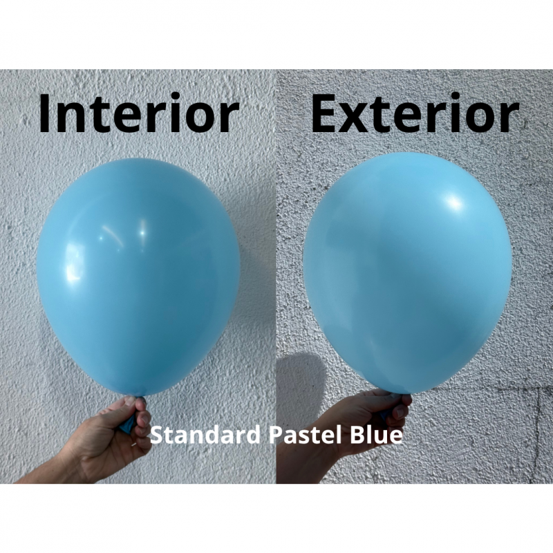 100 Balões latex Modelar 260 Standard Pastel Blue