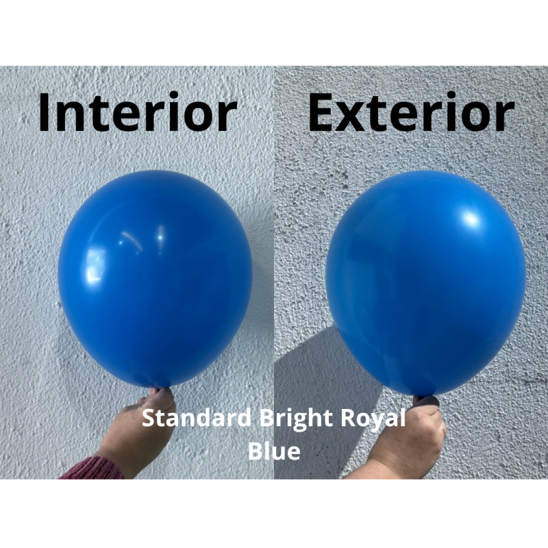 4 Balões latex 24'' (61cm) Standard Bright Royal Blue