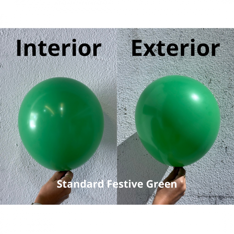 4 Balões latex 24'' (61cm) Standard Festive Green