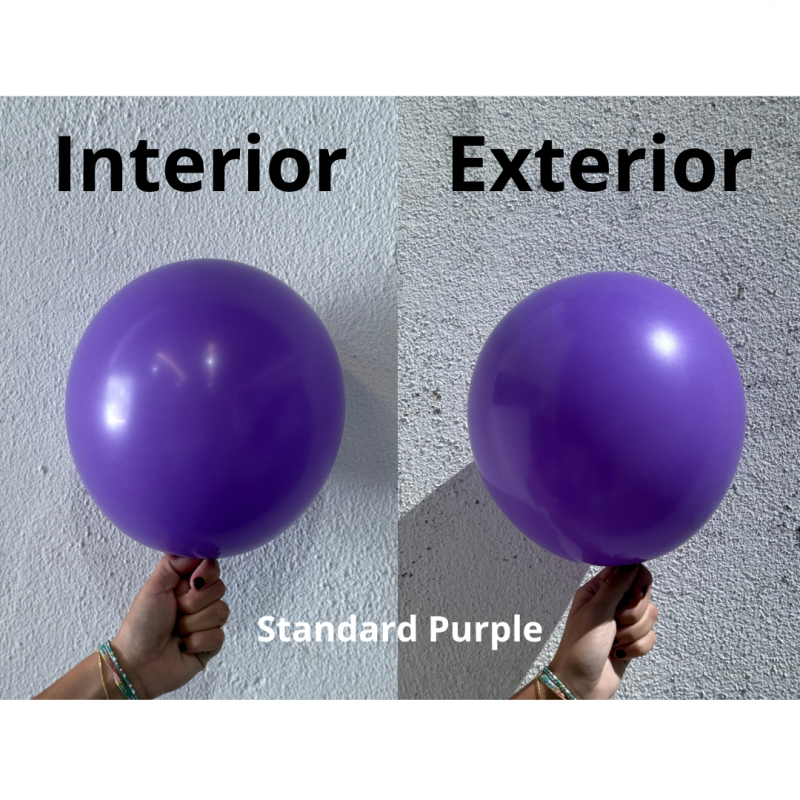 100 Balões latex 5'' (12cm) Standard Purple